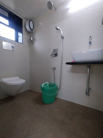 Bathroom in 2 BHK Apartment at Ramchandra Nivas, Kopar Khairane – for Rent
