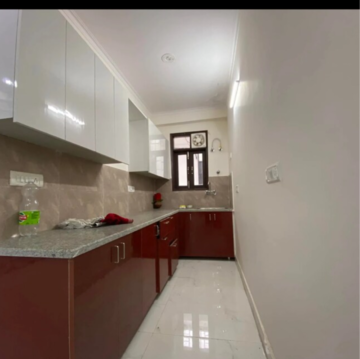 Kitchen in 2 BHK Builder Floor at Khirki Extension – for Rent