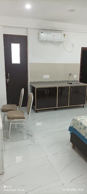 Bathroom in 1 RK Builder Floor at Palam Vihar Extension – for Rent