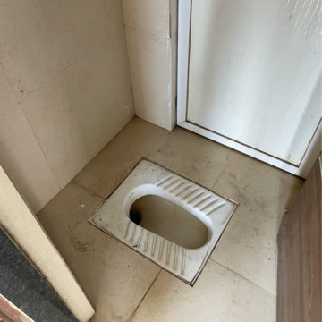 Bathroom in 1 BHK Apartment at Imperial Crest, Taloja Sector 26 – for Rent