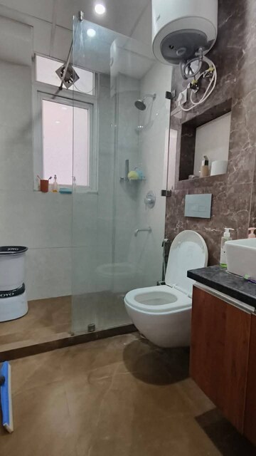 Bathroom in 2 BHK Builder Floor at Ansal Plaza Sector-23, Sector 23 – for Rent