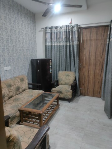 Living Room in 1 BHK Apartment at MS Enclave Zirakpur, Dhakoli Village – for Rent