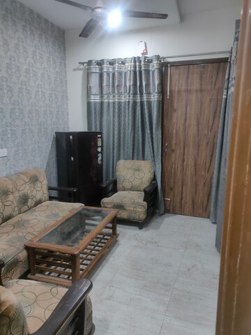 Living Room in 1 BHK Apartment at MS Enclave Zirakpur, Dhakoli Village – for Rent