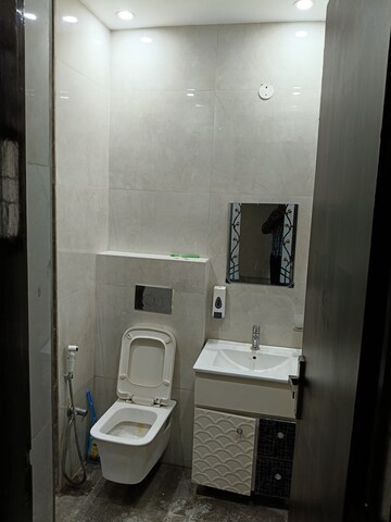 Bathroom in 4 BHK Builder Floor at Peer Mucchalla – for Rent