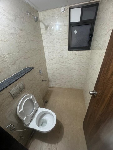 Bathroom in 3 BHK Apartment at Shapoorji Pallonji Sensorium, Hinjewadi – for Rent