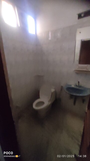Bathroom in 3 BHK Builder Floor at Mehrauli – for Rent
