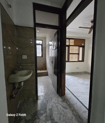 Bathroom in 2.5 BHK Builder Floor at Chattarpur – for Rent