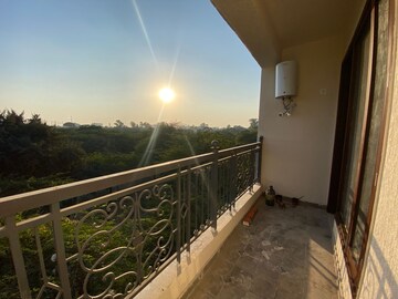 Balcony in 3 BHK Builder Floor at Chattarpur – for Rent