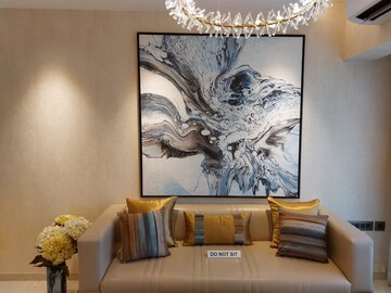 Living Room in 2 BHK Apartment at Raj White City, Kandivali East – for Sale