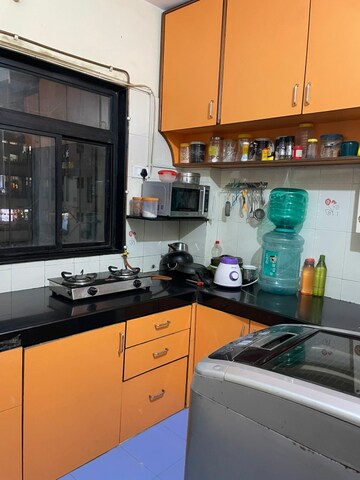 Kitchen in 1 BHK Apartment at Mantri Serene, Goregaon East – for Rent