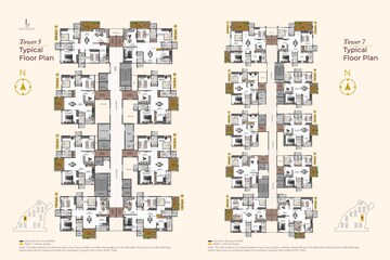 Master Plan in 3 BHK Apartment at Ananda The Legacey, Manikonda – for Sale