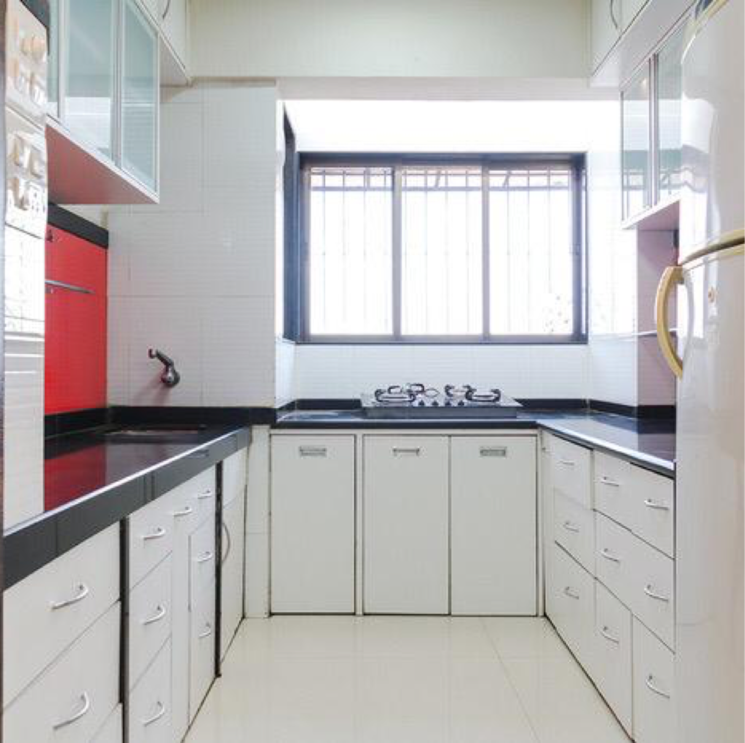 Kitchen, trikuta-tower 3 Bedroom 1100 Sq.Ft. Apartment In Powai Mumbai 8031232