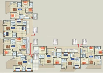 Floor Plan in 2 BHK Apartment at Byrathi – for Sale