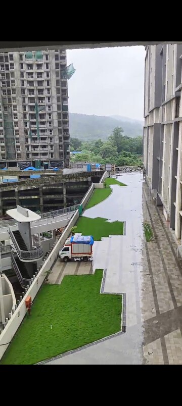 Balcony in 1.5 BHK Apartment at Godrej Emerald, Ghodbunder Road – for Rent