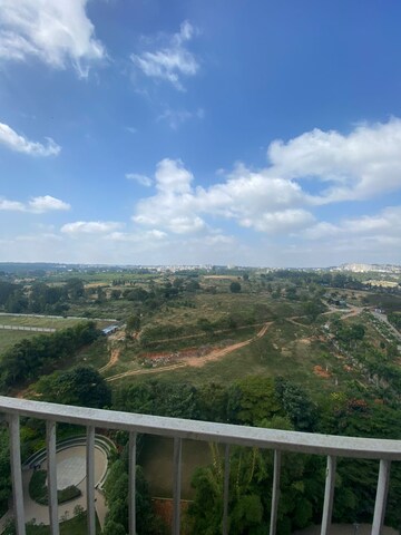 Balcony in 3 BHK Apartment at Godrej Aqua, International Airport Road – for Rent
