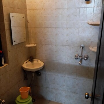 Bathroom in 1 RK Apartment at Jaipurias Sunrise Greens Zirakpur, Vip Road – for Rent