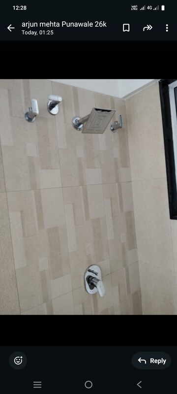 Bathroom in 3 BHK Apartment at VJ YashOne Infinitee, Tathawade – for Rent