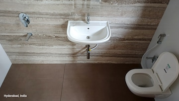 Bathroom in 3 BHK Apartment at Pragathi Green Woods, Bowrampet – for Sale