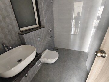 Bathroom in 1 BHK Apartment at Ashar Axis, Majiwada – for Rent