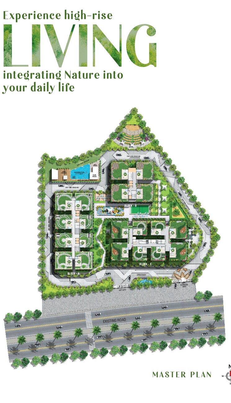 Master Bedroom, pragathi-green-woods 3 Bedroom 2538 Sq.Ft. Apartment In Bowrampet Hyderabad 8031544