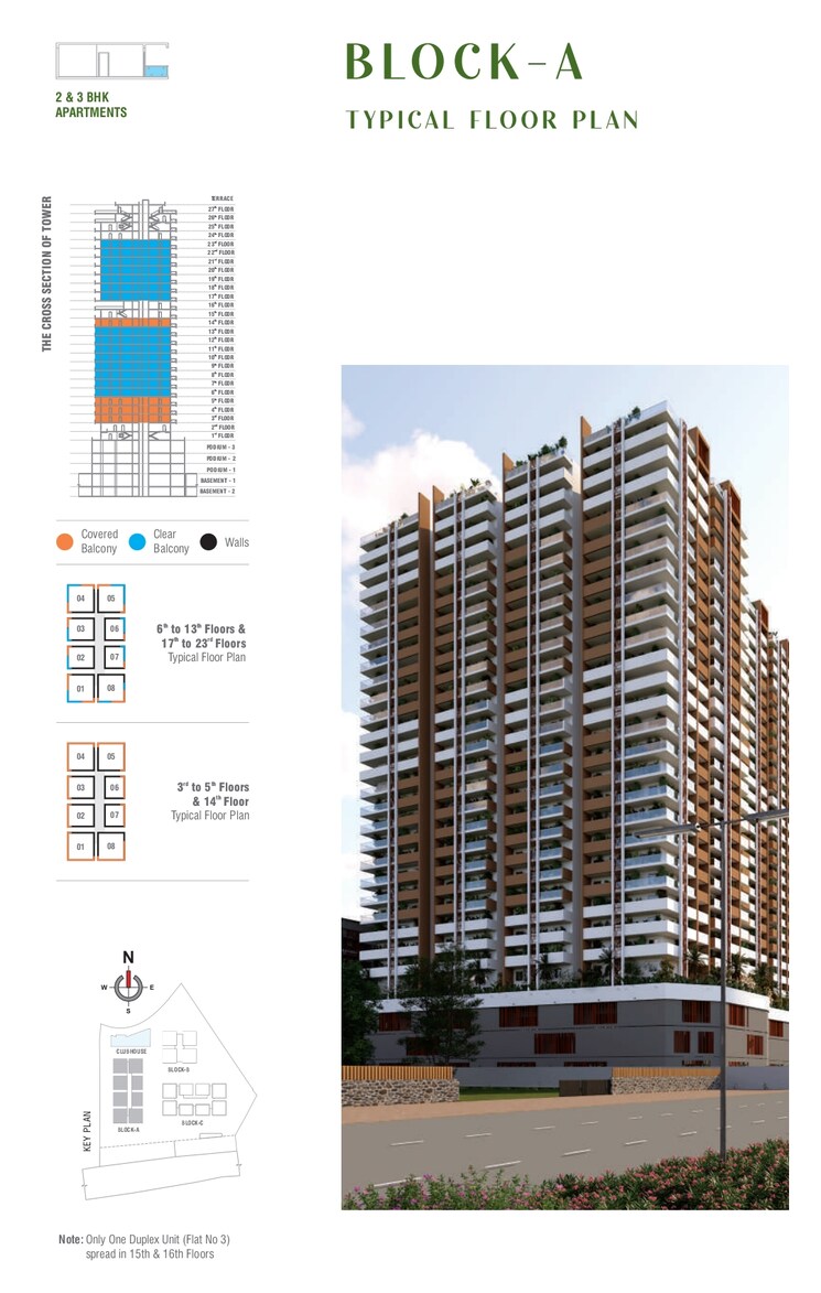 Exterior View, pragathi-green-woods 2 Bedroom 1535 Sq.Ft. Apartment In Bowrampet Hyderabad 8031597