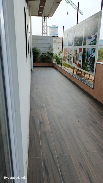 Balcony in 2 BHK Apartment at Pragathi Green Woods, Bowrampet – for Sale