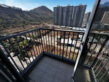 Balcony in 2 BHK Apartment at Godrej Hillside, Mahalunge – for Rent