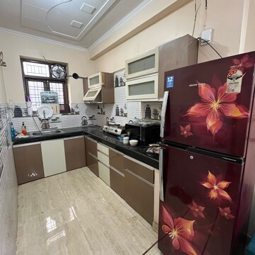 Kitchen in 2 BHK Builder Floor at Ansal Sushant Lok I, Sector 43 – for Rent