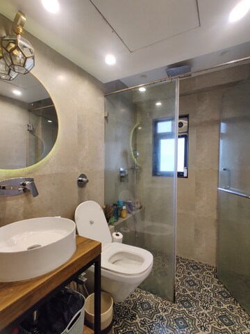 Bathroom in 2 BHK Apartment at Panju Mahal, Bandra West – for Rent