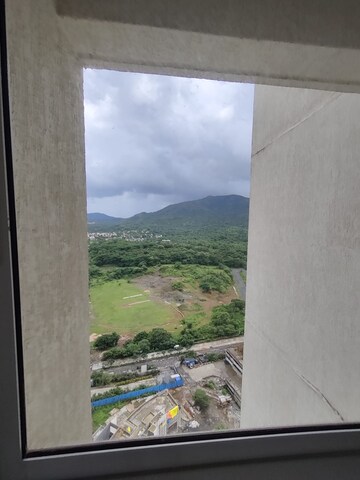 Balcony in 1.5 BHK Apartment at Godrej Emerald, Ghodbunder Road – for Rent