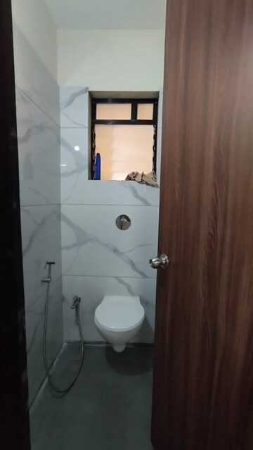Bathroom in 1 BHK Apartment at Raunak City Phase 2, Kalyan West – for Sale