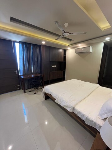 Bedroom in 3 BHK Builder Floor at Ansal Sushant Lok I, Sector 43 – for Rent