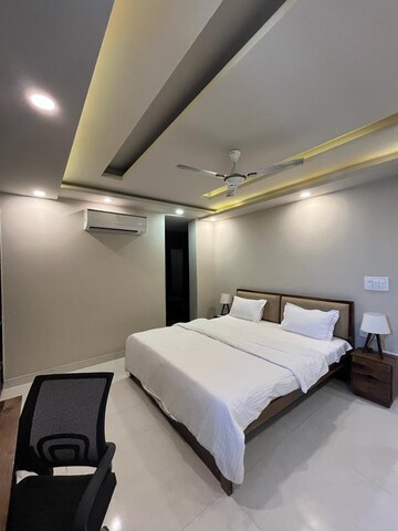 Bedroom in 3 BHK Builder Floor at Ansal Sushant Lok I, Sector 43 – for Rent