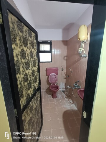 Bathroom in 2 BHK Apartment at D1 D2 Lokupwan Phase II CHS LTD, Kapur Bawdi – for Rent