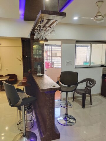 Living Room in 2 BHK Apartment at SM Icon 51, Wadgaon Sheri – for Rent