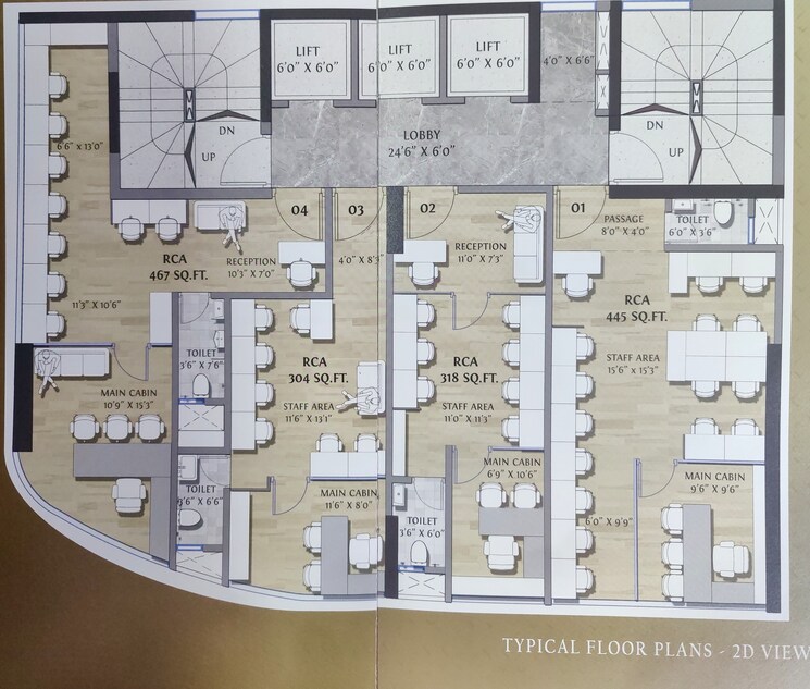 Floor Plan, goregaon west Commercial Office Space 445 Sq.Ft. In Goregaon West Mumbai 8031991
