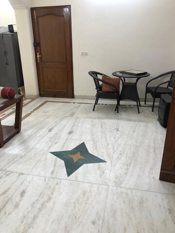 Living Room in 3 BHK Builder Floor at Ansal Sushant Lok I, Sector 43 – for Rent