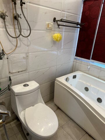 Bathroom in 2 BHK Apartment at Panchsheel Park – for Rent