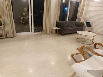 Living Room in 4 BHK Apartment at Prestige Misty Waters, Hebbal – for Sale