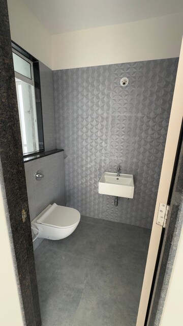 Bathroom in 2 BHK Apartment at Ashar Axis, Majiwada – for Rent