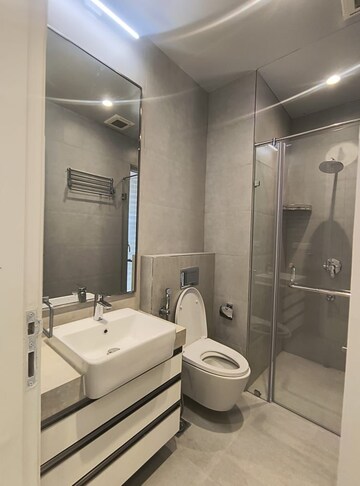 Bathroom in 3 BHK Apartment at Indiabulls Sky, Lower Parel – for Rent