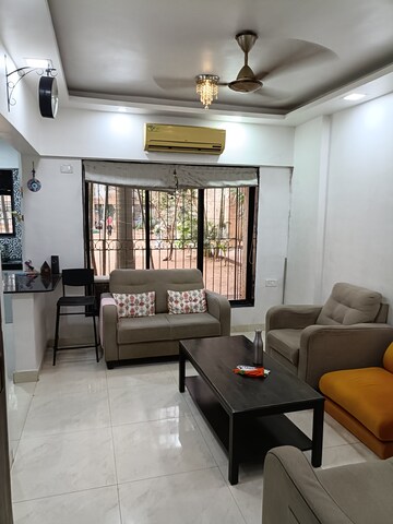 Living Room in 1 BHK Apartment at Royal Palms, Goregaon East – for Rent