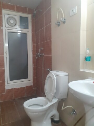 Bathroom in 3 BHK Apartment at Sector 16c Greater Noida – for Rent