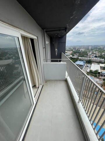 Balcony in 3 BHK Apartment at DS Max Skycity, Thanisandra – for Rent