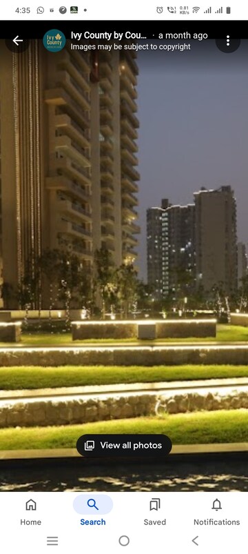 4 BHK Apartment – Exterior View View at ABA Ivy County, Sector 75 - for Sale
