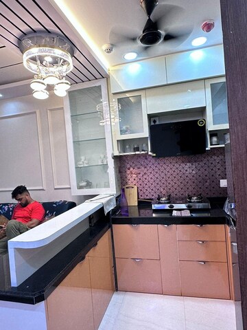 Kitchen in 1 BHK Apartment at Lodha Crown Quality Homes, Majiwada – for Rent