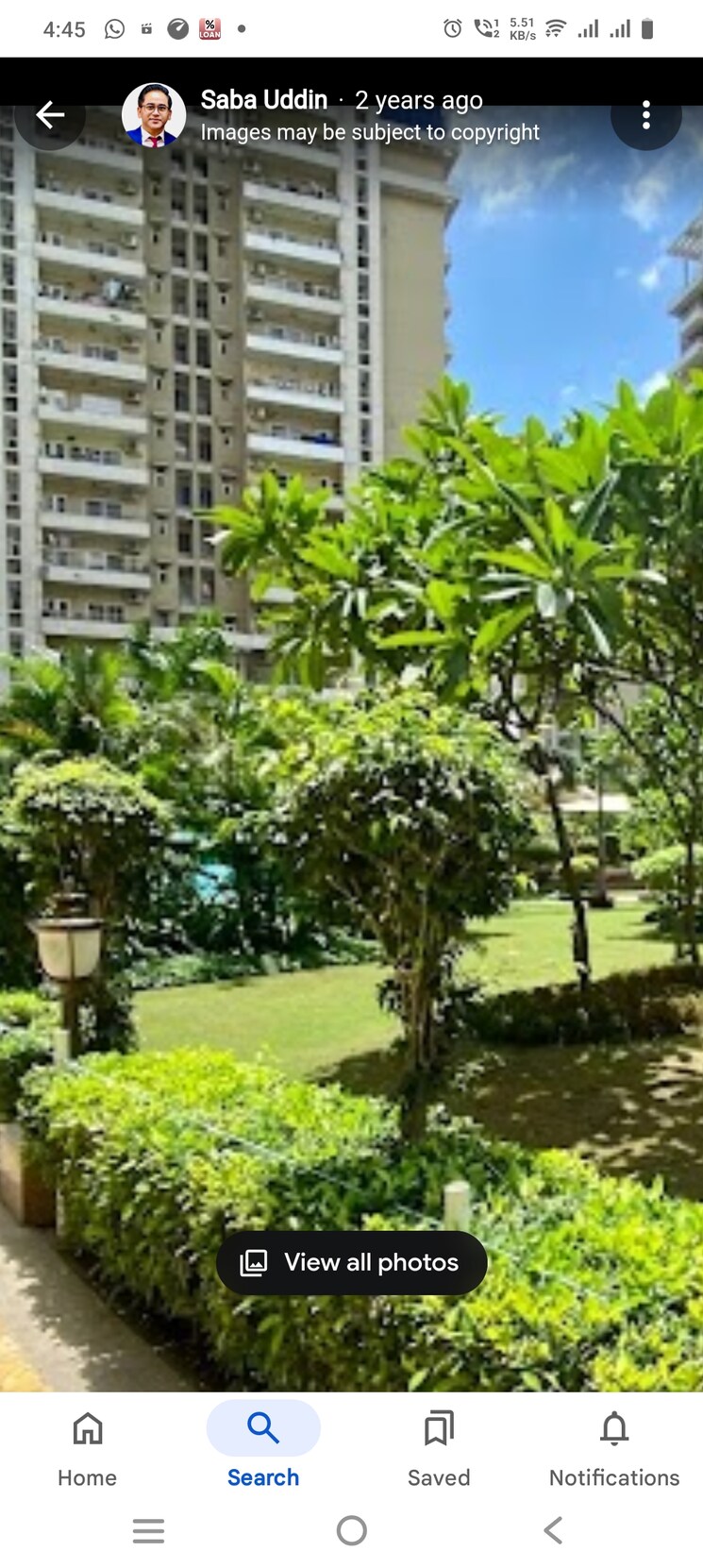 Garden, purvanchal-royal-park 3 Bedroom 1950 Sq.Ft. Apartment In Sector 137 Noida 8033072