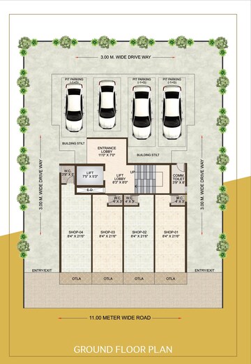 Floor Plan in 1 BHK Apartment at Ulwe – for Sale