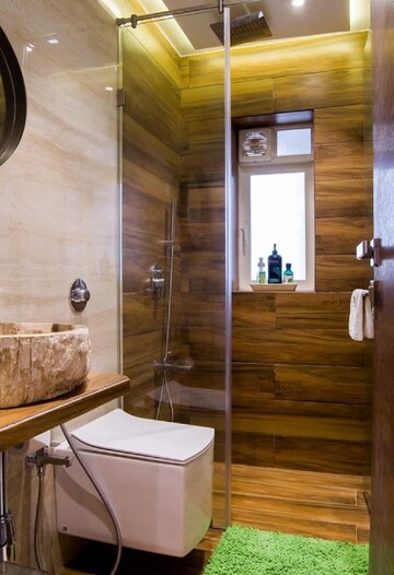 Bathroom in 3 BHK Apartment at Khar West – for Rent