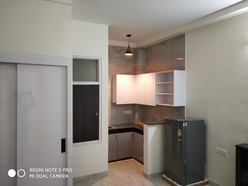 Kitchen in 1 RK Builder Floor at Unitech Arcadia, South City 2 – for Rent